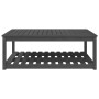 Mesa de jardín madera maciza pino gris 121x82,5x45 cm de vidaXL, Mesas de jardín - Ref: Foro24-824150, Precio: 151,86 €, Desc...