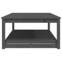 Mesa de jardín madera maciza pino gris 121x82,5x45 cm de vidaXL, Mesas de jardín - Ref: Foro24-824150, Precio: 151,86 €, Desc...