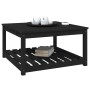 Mesa de jardín madera maciza pino negro 82,5x82,5x45 cm de vidaXL, Mesas de jardín - Ref: Foro24-824145, Precio: 115,34 €, De...