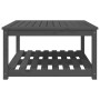 Mesa de jardín madera maciza pino gris 82,5x82,5x45 cm de vidaXL, Mesas de jardín - Ref: Foro24-824143, Precio: 115,19 €, Des...