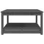 Mesa de jardín madera maciza pino gris 82,5x82,5x45 cm de vidaXL, Mesas de jardín - Ref: Foro24-824143, Precio: 115,19 €, Des...