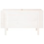 Arriate elevado de jardín madera maciza pino blanco 101x50x57cm en Macetas y jardineras | Comprar online en Foru.es