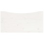 Tablero de escritorio madera maciza de pino blanco 80x40x2,5 cm de vidaXL, Accesorios y productos para escritorios - Ref: For...