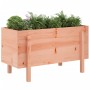Arriate elevado jardín madera maciza abeto Douglas 101x50x57 cm en Macetas y jardineras | Comprar online en Foru.es