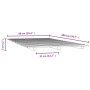 Estructura de cama madera maciza de pino gris 90x200 cm de vidaXL, Camas y somieres - Ref: Foro24-824550, Precio: 95,43 €, De...