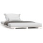 Estructura de cama madera maciza de pino blanco 90x200 cm de vidaXL, Camas y somieres - Ref: Foro24-824549, Precio: 79,29 €, ...