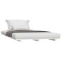 Estructura de cama madera maciza de pino blanco 90x200 cm de vidaXL, Camas y somieres - Ref: Foro24-824549, Precio: 79,29 €, ...