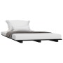 Estructura de cama madera maciza de pino negro 90x200 cm de vidaXL, Camas y somieres - Ref: Foro24-824552, Precio: 65,65 €, D...