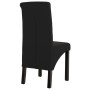 Sillas de comedor 2 unidades de tela negra de vidaXL, Sillas de comedor - Ref: Foro24-248991, Precio: 188,37 €, Descuento: %