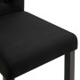 Sillas de comedor 2 unidades de tela negra de vidaXL, Sillas de comedor - Ref: Foro24-248991, Precio: 188,37 €, Descuento: %