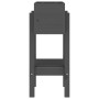 Jardinera madera maciza de pino gris 62x30x69 cm en Macetas y jardineras | Comprar online en Foru.es