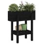 Jardinera madera maciza de pino negro 62x30x69 cm en Macetas y jardineras | Comprar online en Foru.es