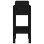 Jardinera madera maciza de pino negro 62x30x69 cm en Macetas y jardineras | Comprar online en Foru.es