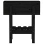 Jardinera madera maciza de pino negro 62x30x69 cm en Macetas y jardineras | Comprar online en Foru.es