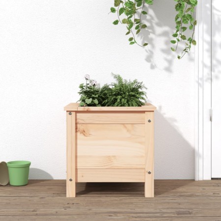 Jardinera madera maciza de pino 40x40x39 cm en Macetas y jardineras | Comprar online en Foru.es