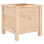 Jardinera madera maciza de pino 40x40x39 cm en Macetas y jardineras | Comprar online en Foru.es