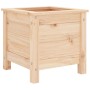 Jardinera madera maciza de pino 40x40x39 cm en Macetas y jardineras | Comprar online en Foru.es