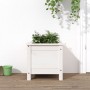 Jardinera madera maciza de pino blanco 40x40x39 cm en Macetas y jardineras | Comprar online en Foru.es