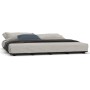 Estructura de cama de madera maciza de pino negro 200x200 cm de vidaXL, Camas y somieres - Ref: Foro24-824562, Precio: 108,00...