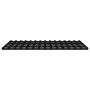 Estructura de cama de madera maciza de pino negro 200x200 cm de vidaXL, Camas y somieres - Ref: Foro24-824562, Precio: 108,00...