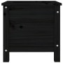 Jardinera madera maciza de pino negro 40x40x39 cm en Macetas y jardineras | Comprar online en Foru.es