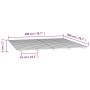 Estructura de cama de madera maciza de pino negro 200x200 cm de vidaXL, Camas y somieres - Ref: Foro24-824562, Precio: 108,00...