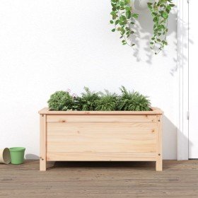 Jardinera madera maciza de pino 82,5x40x39 cm en Macetas y jardineras | Comprar online en Foru.es
