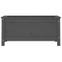 Jardinera madera maciza de pino gris 82,5x40x39 cm en Macetas y jardineras | Comprar online en Foru.es