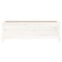 Arriate elevado de jardín madera de pino blanco 119,5x40x39 cm en Macetas y jardineras | Comprar online en Foru.es