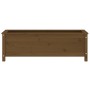Arriate elevado de jardín madera pino marrón miel 119,5x40x39cm en Macetas y jardineras | Comprar online en Foru.es