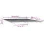 Estructura de cama madera maciza de pino blanco 150x200 cm de vidaXL, Camas y somieres - Ref: Foro24-824574, Precio: 97,07 €,...