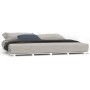 Estructura de cama de madera maciza de pino blanco 160x200 cm de vidaXL, Camas y somieres - Ref: Foro24-824579, Precio: 139,0...