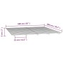 Estructura de cama de madera maciza de pino blanco 160x200 cm de vidaXL, Camas y somieres - Ref: Foro24-824579, Precio: 139,0...