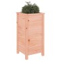 Jardinera madera maciza de abeto Douglas 40x40x78 cm en Macetas y jardineras | Comprar online en Foru.es