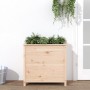 Jardinera madera maciza de pino 82,5x40x78 cm en Macetas y jardineras | Comprar online en Foru.es