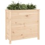 Jardinera madera maciza de pino 82,5x40x78 cm en Macetas y jardineras | Comprar online en Foru.es