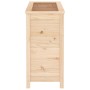 Jardinera madera maciza de pino 82,5x40x78 cm en Macetas y jardineras | Comprar online en Foru.es
