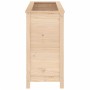 Arriate elevado de jardín madera maciza de pino 119,5x40x78 cm en Macetas y jardineras | Comprar online en Foru.es