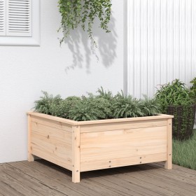 Jardinera madera maciza de pino 82,5x82,5x39 cm en Macetas y jardineras | Comprar online en Foru.es