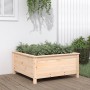 Jardinera madera maciza de pino 82,5x82,5x39 cm en Macetas y jardineras | Comprar online en Foru.es