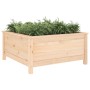 Jardinera madera maciza de pino 82,5x82,5x39 cm en Macetas y jardineras | Comprar online en Foru.es
