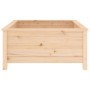 Jardinera madera maciza de pino 82,5x82,5x39 cm en Macetas y jardineras | Comprar online en Foru.es