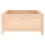 Jardinera madera maciza de pino 82,5x82,5x39 cm en Macetas y jardineras | Comprar online en Foru.es