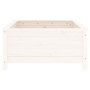 Jardinera madera maciza de pino blanco 82,5x82,5x39 cm en Macetas y jardineras | Comprar online en Foru.es