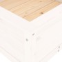 Jardinera madera maciza de pino blanco 82,5x82,5x39 cm en Macetas y jardineras | Comprar online en Foru.es