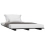 Estructura de cama madera maciza de pino negro 75x190 cm de vidaXL, Camas y somieres - Ref: Foro24-824597, Precio: 86,56 €, D...