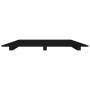 Estructura de cama madera maciza de pino negro 75x190 cm de vidaXL, Camas y somieres - Ref: Foro24-824597, Precio: 86,56 €, D...