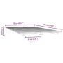 Estructura de cama madera maciza de pino negro 75x190 cm de vidaXL, Camas y somieres - Ref: Foro24-824597, Precio: 86,56 €, D...