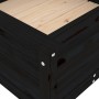 Jardinera madera maciza de pino negro 82,5x82,5x39 cm en Macetas y jardineras | Comprar online en Foru.es