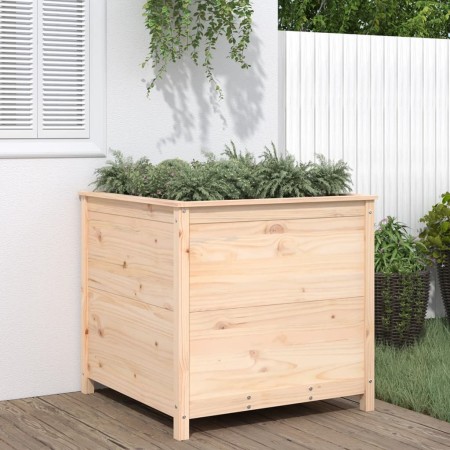Jardinera madera maciza de pino 82,5x82,5x78 cm en Macetas y jardineras | Comprar online en Foru.es